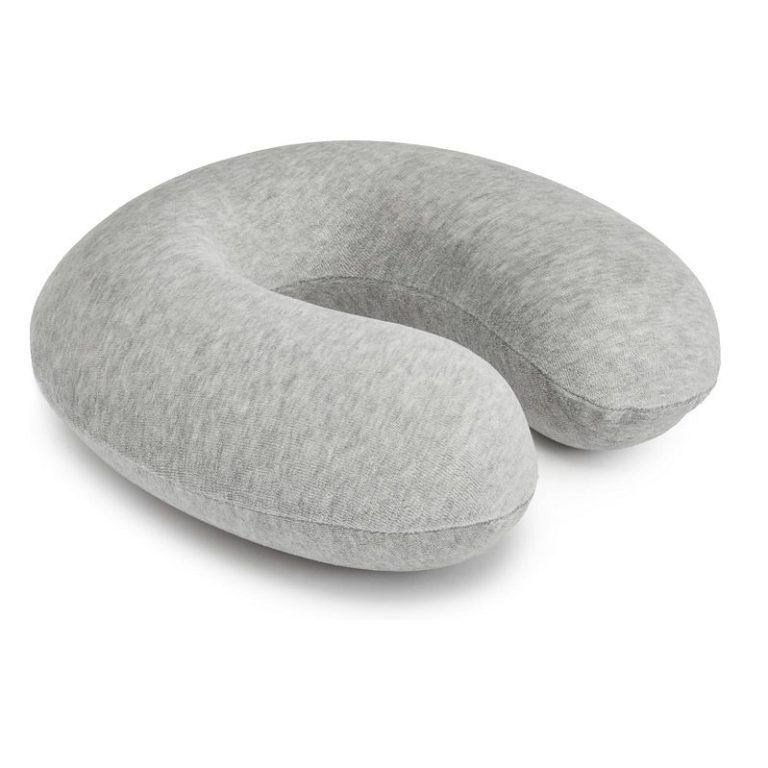 Coussin - Tour de cou Coussin tour de cou en mousse à mémoire de forme, Gris