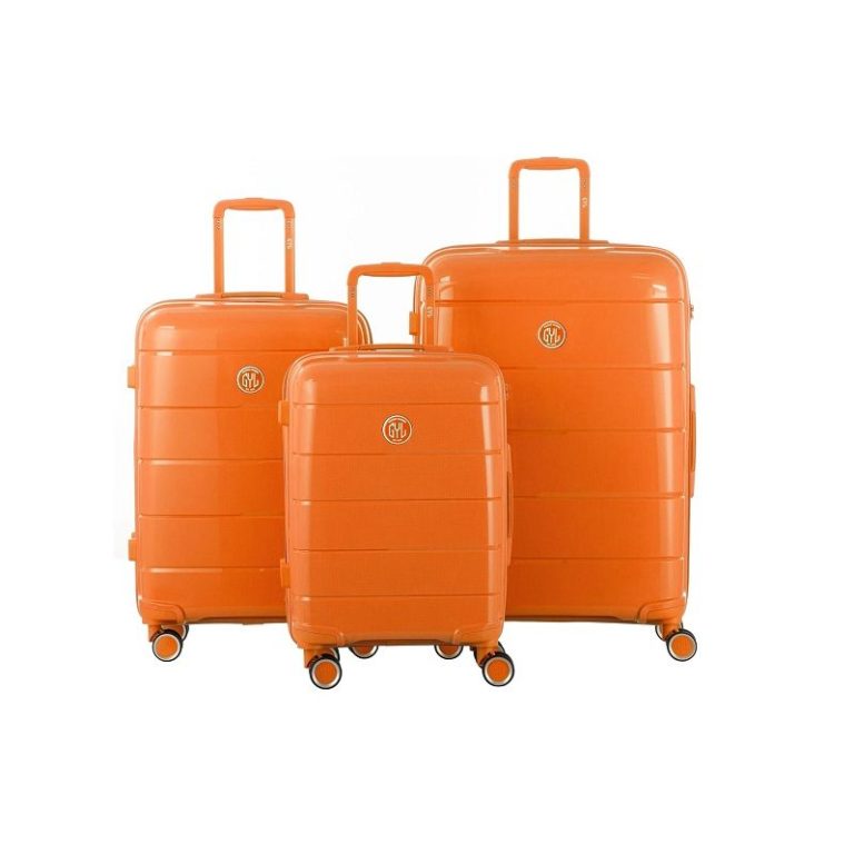 Valise GYL Citadine, Set de 3 Valises Rigides,
Taille S (55 cm) - 2,8Kg - 35L,
Taille M (65 cm) - 3,8Kg - 65L et
Taille L (75 cm) - 4,5Kg - 100L